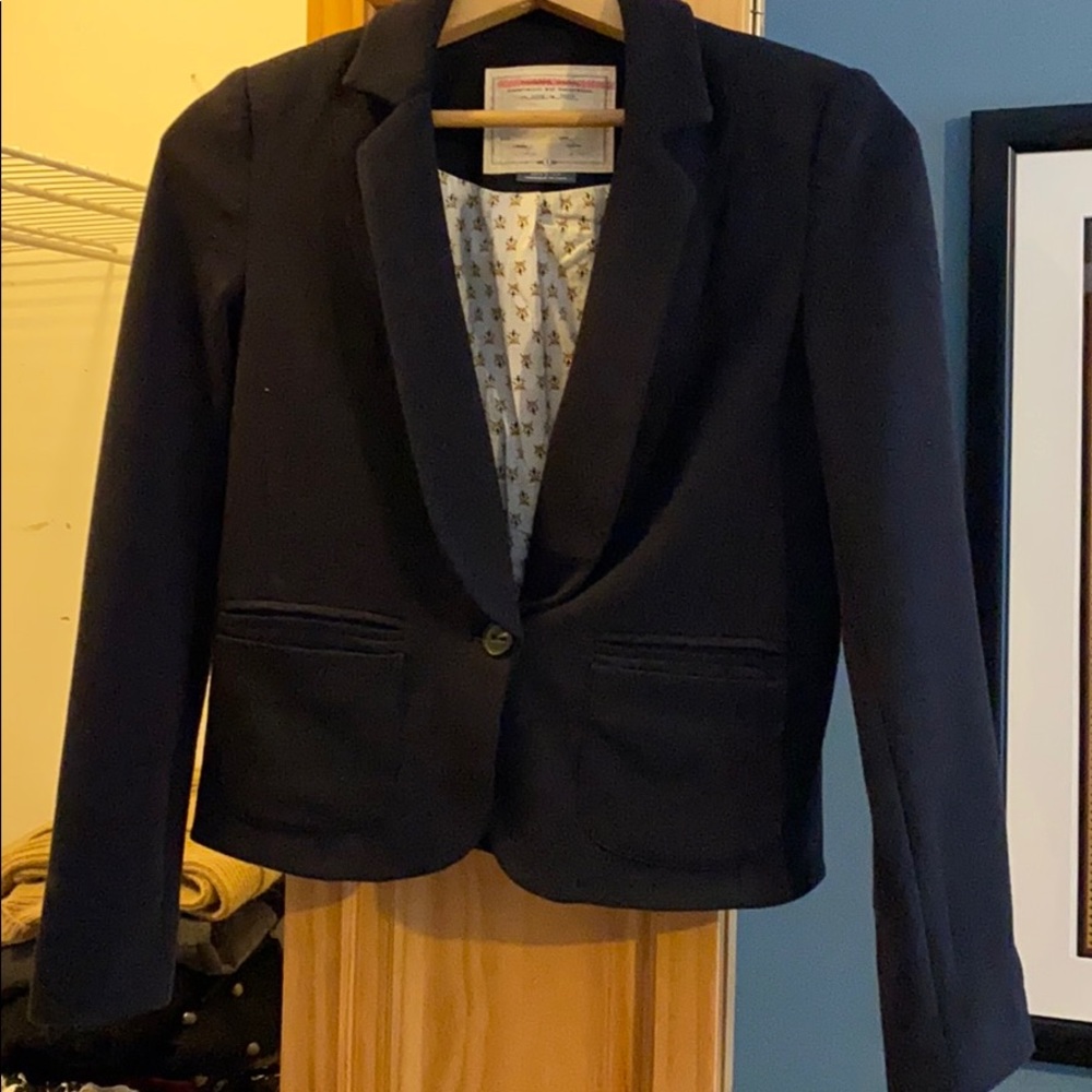 Black Cropped Blazer